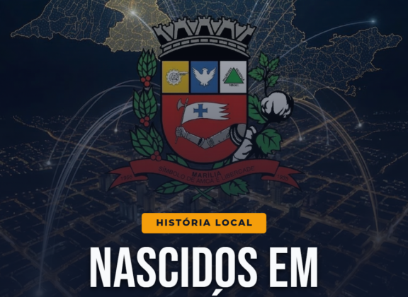 Montagem com personalidades que ajudaram a levar o nome de Marília à história